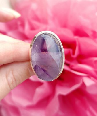 Bague Amethyste - Argent 