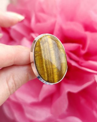 Bague Oeil du Tigre - Argent 