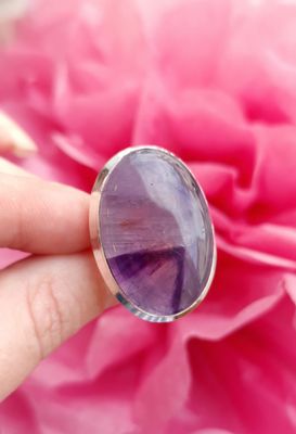 Bague Amethyste - Argent 