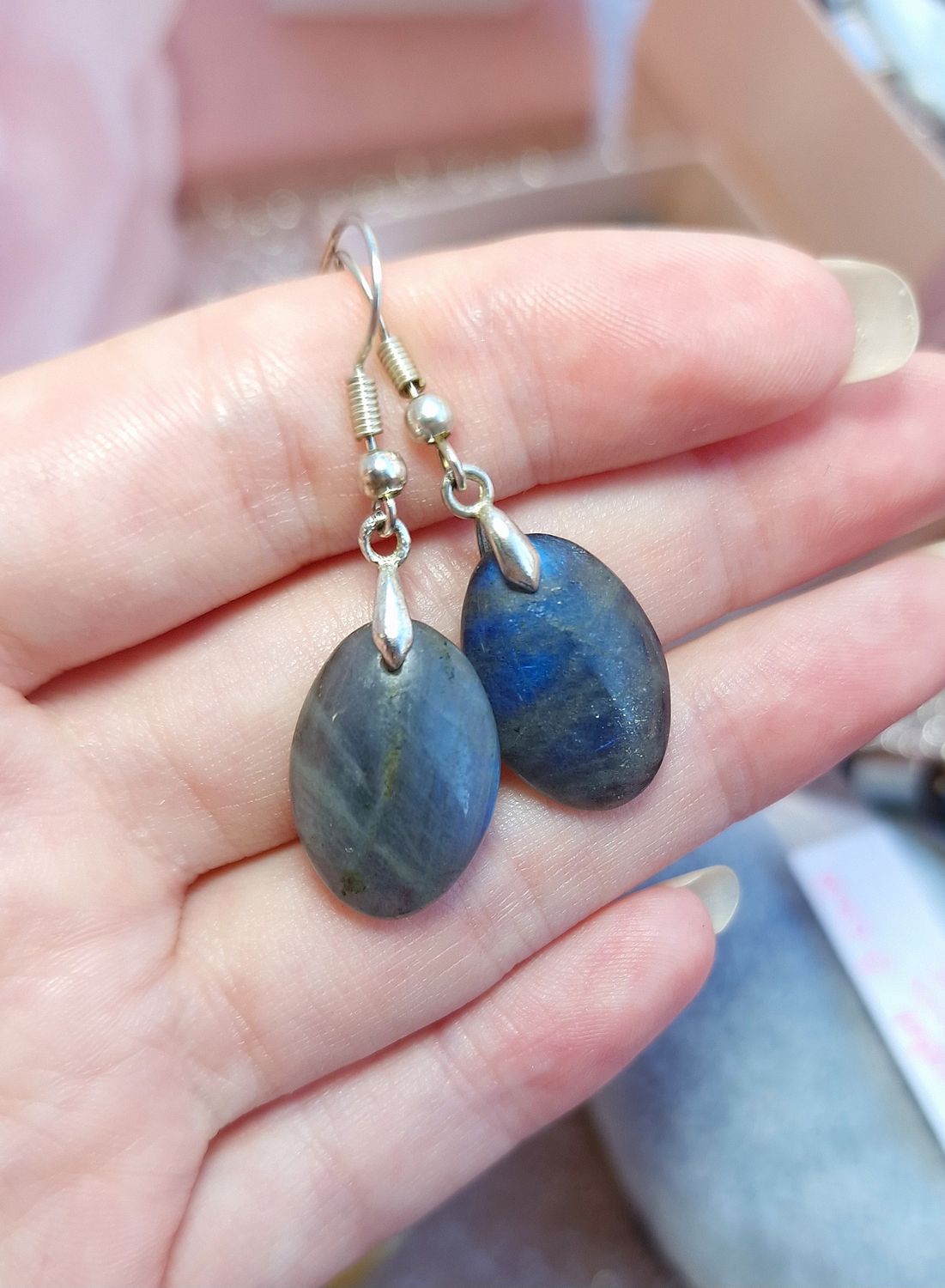 Boucle Labradorite Bleue