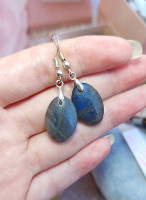 Boucle Labradorite Bleue