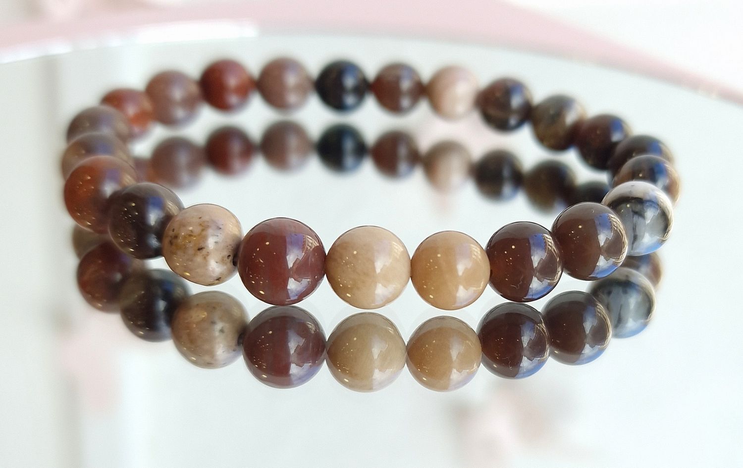 Bracelet Bois Fossilisée ø8