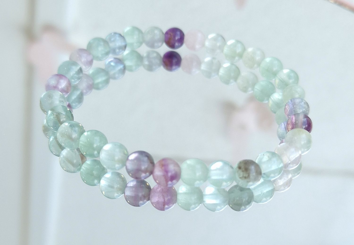 Bracelet Fluorite ø6