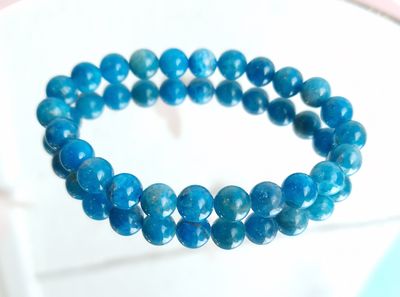 Bracelet Apatite ø8