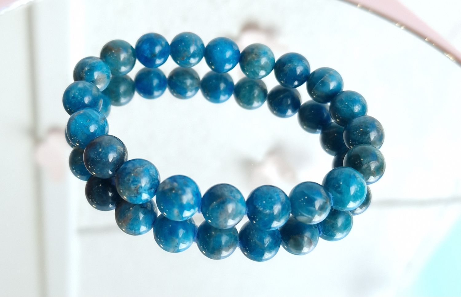Bracelet Apatite ø10