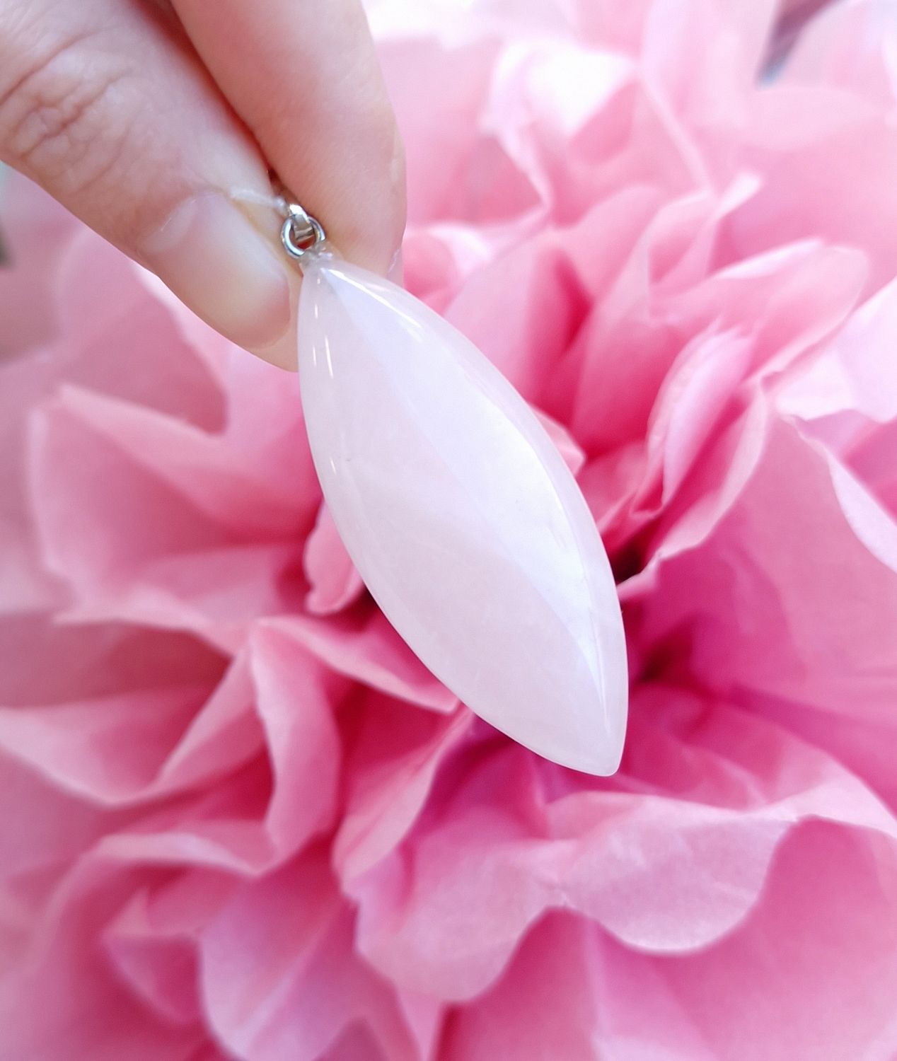 Quartz rose Marquise