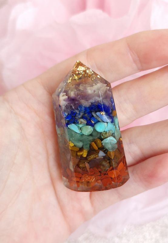 Pointe Orgonite 7 chakras