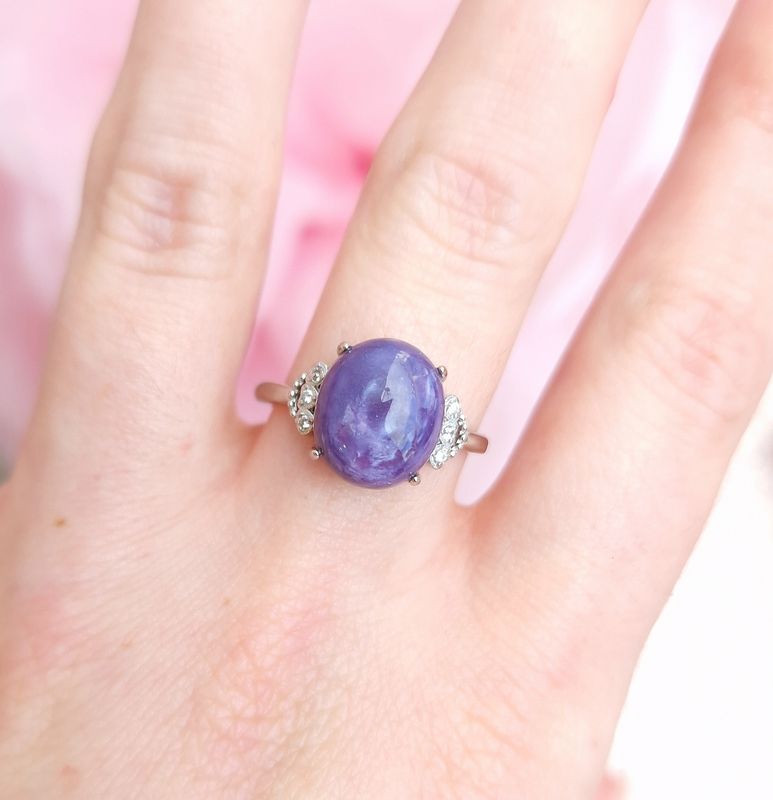 Bague Charoite 