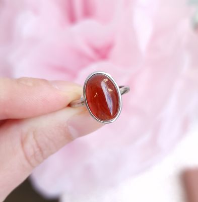 Bague Ambre Baltique - Argent 925