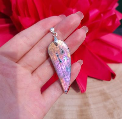 Labradorite Rose/Orangé/Bleue n°5.3