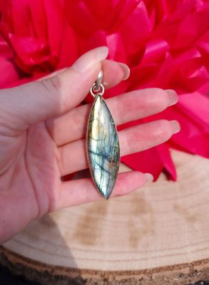 Labradorite Bleu n°3 - Monture Argent