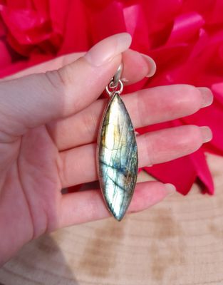 Labradorite Bleu n°3 - Monture Argent