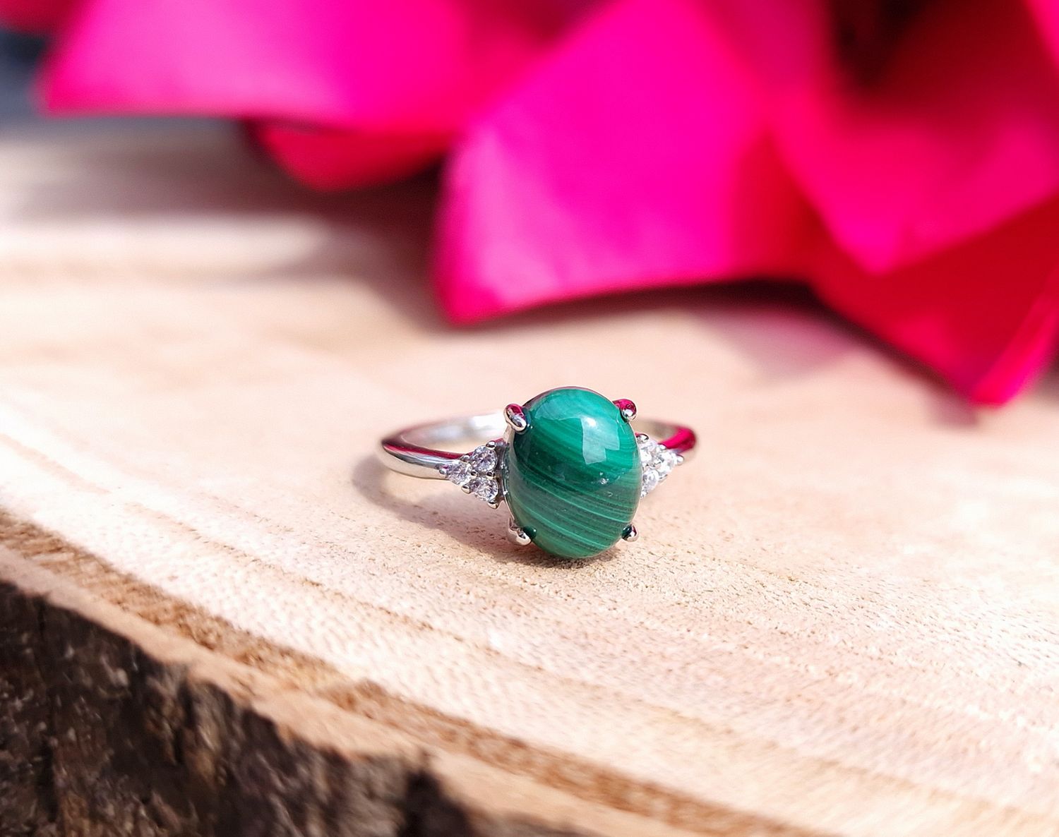 Bague Malachite n°1