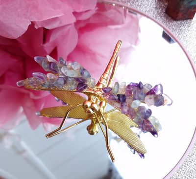 Libellule Fluorite Multicolore