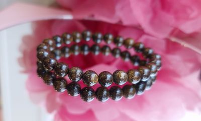 Bracelet Bronzite ø8