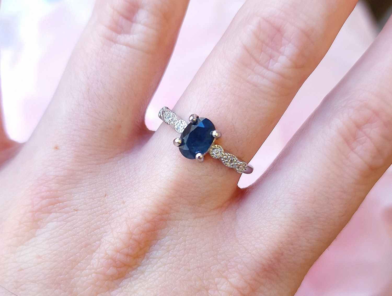 Bague Saphir Noir n°2
