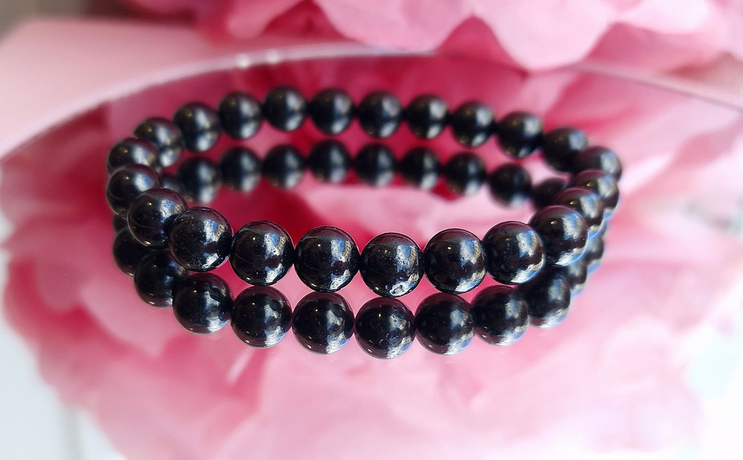 Bracelet Jais ø8