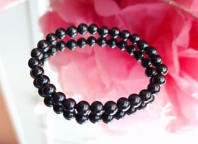 Bracelet Jais ø6
