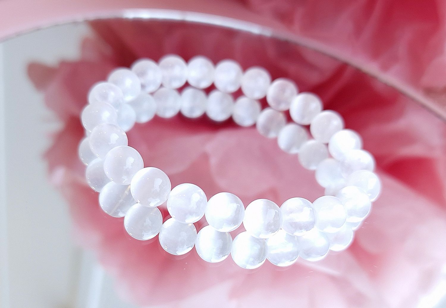 Bracelet Sélénite ø8