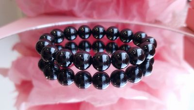 Bracelet Tourmaline Noire ø10