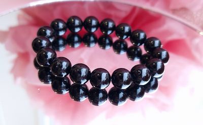 Bracelet Tourmaline Noire ø10