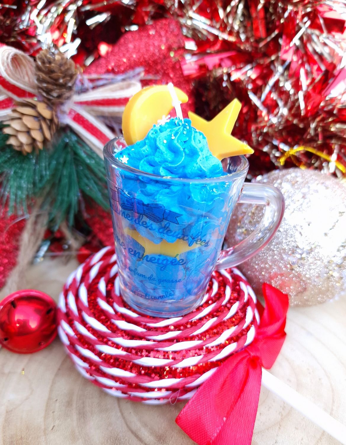 Bougie Noël - Cime En Neigé