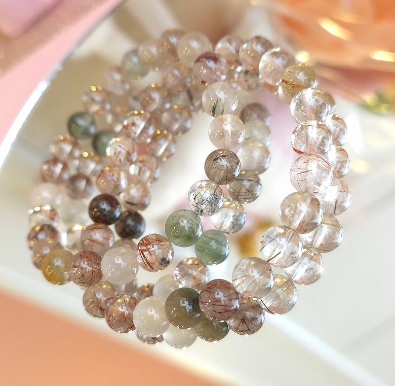 Bracelet Quartz Rutile ø8
