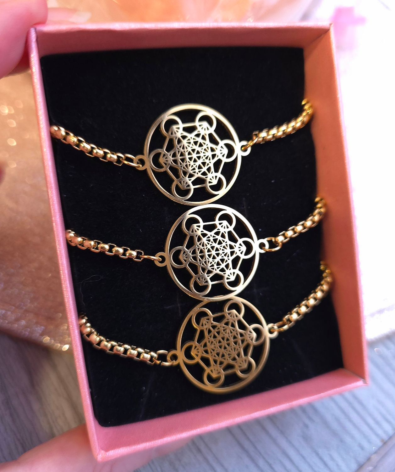 Bracelet Metatron - Acier inoxydable Or