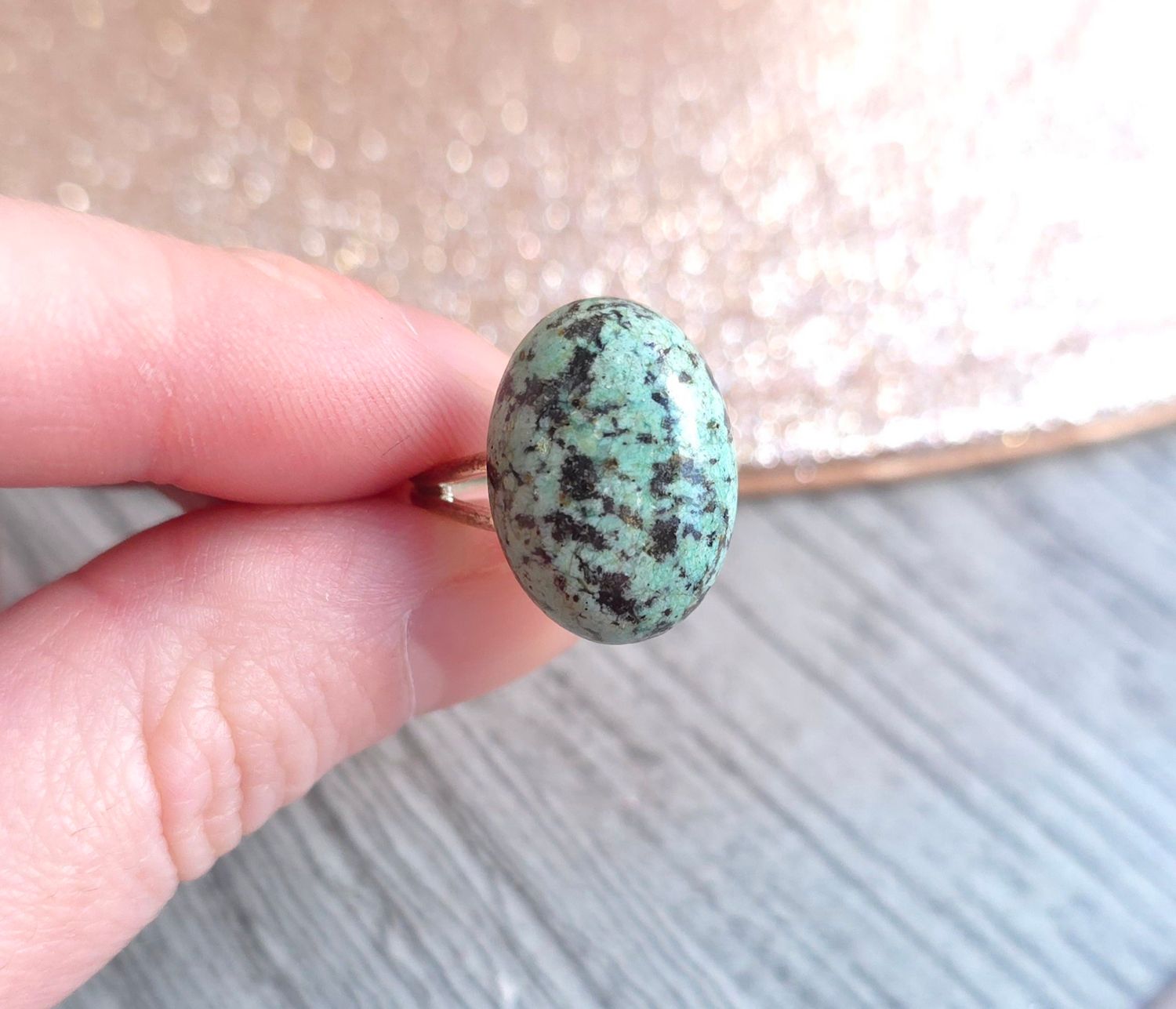 Bague Turquoise Africaine