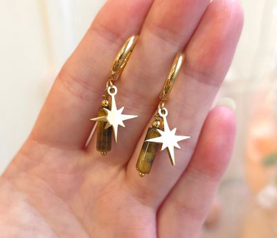 Boucle Oeil du tigre - Acier inoxydable