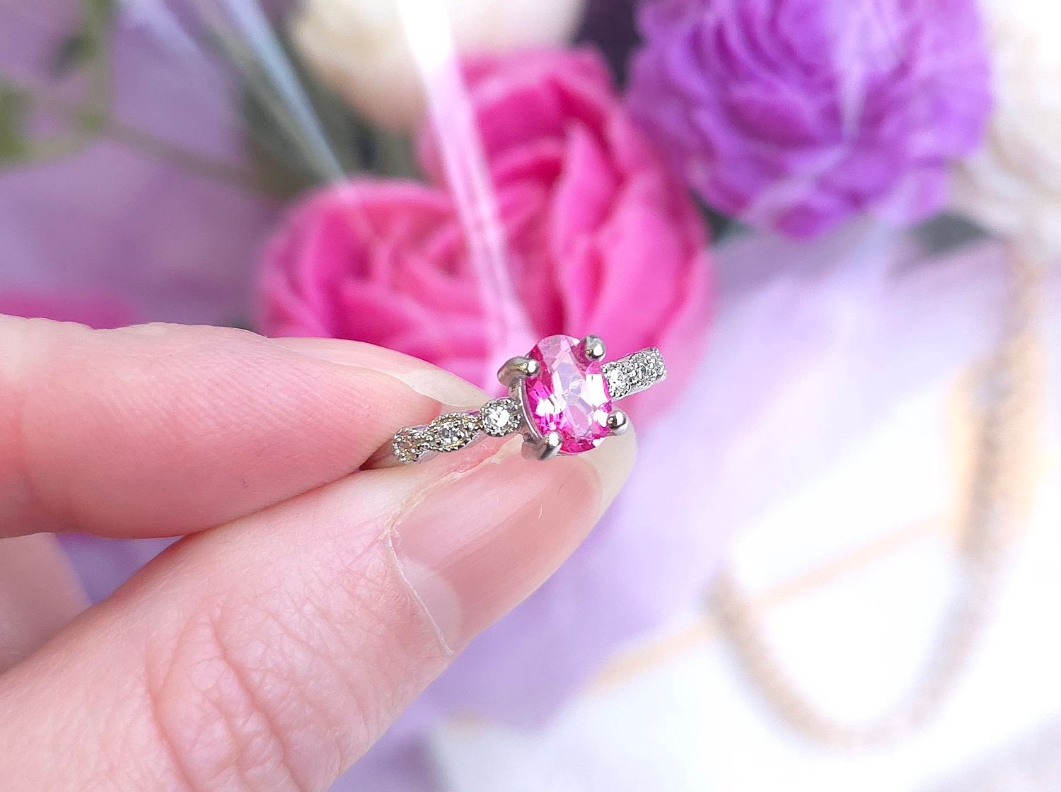 Bague Topaze Rose n°2