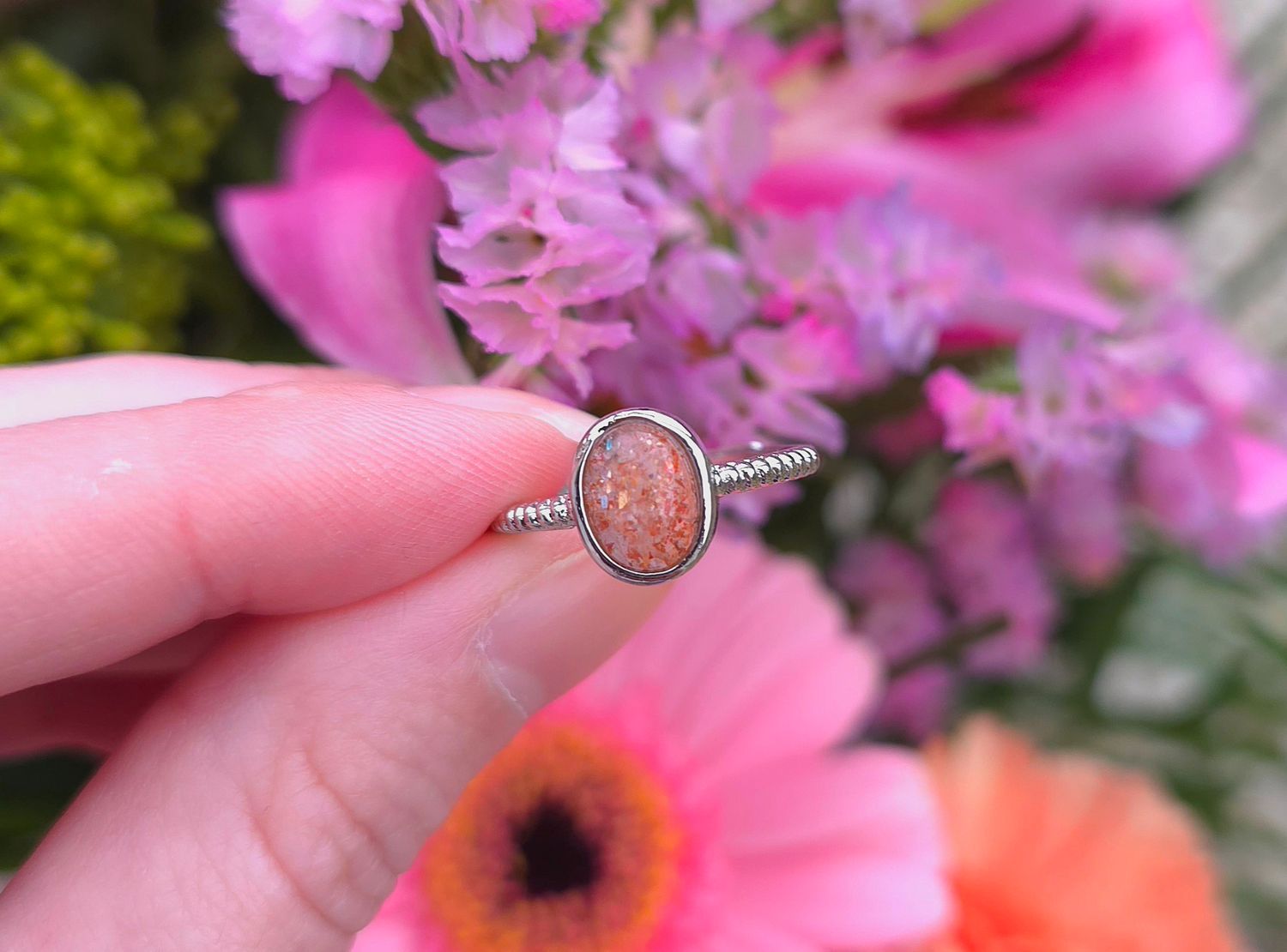 Bague Pierre du Soleil AAA 