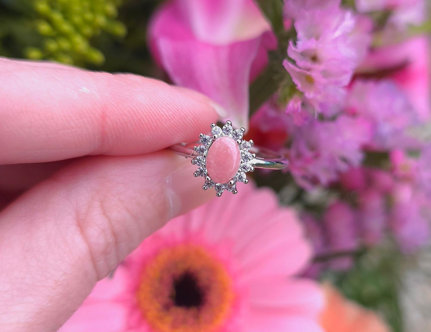 Bague Rhodochrosite n°3