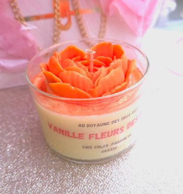 Bougie Vanille/Fleur de îles