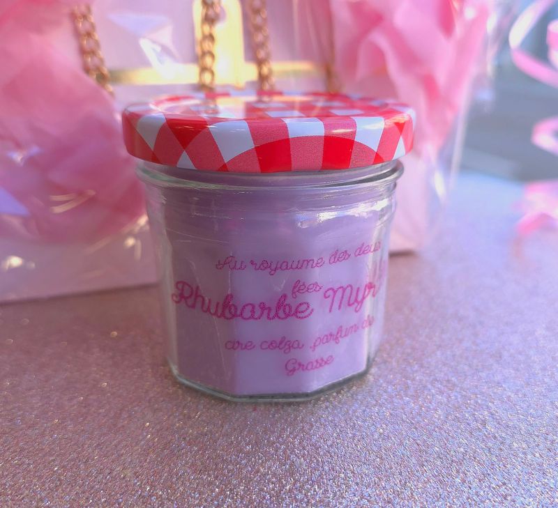 Bougie Parfum Rhubarbe Myrtille