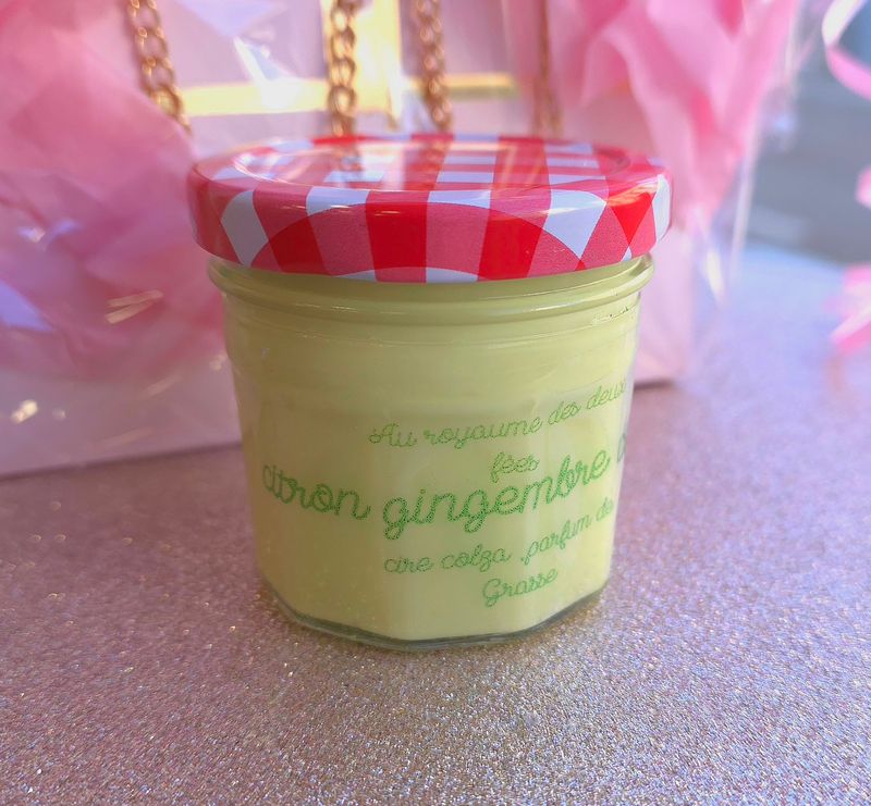 Bougie Parfum Citron Gingembre confit