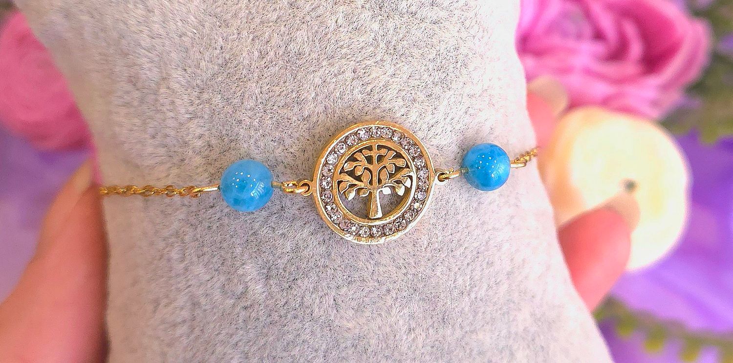 Bracelet Arbre de vie Apatite