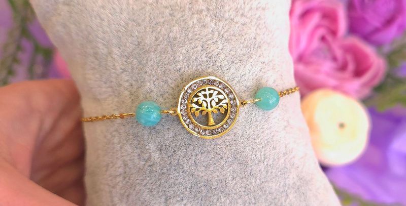 Bracelet Arbre de vie Amazonite 