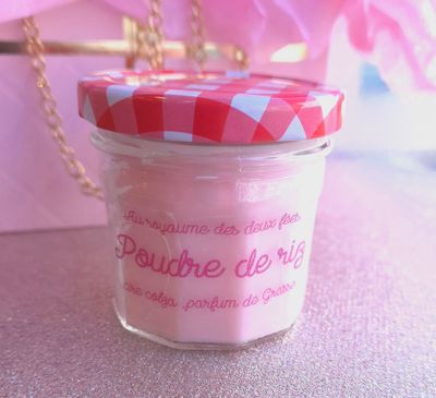 Bougie Parfum Poudre de riz