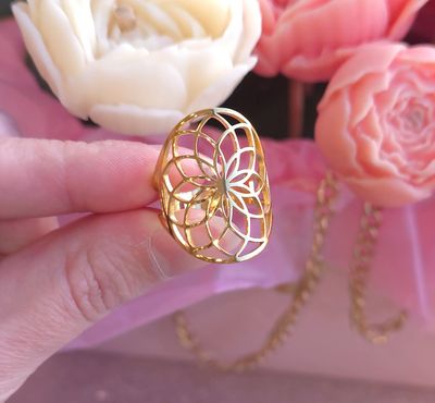 Bague Fleur de vie n°1
