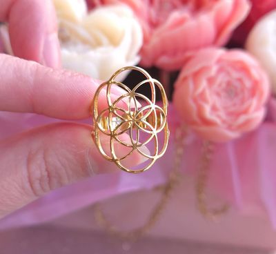 Bague Fleur de vie n°2