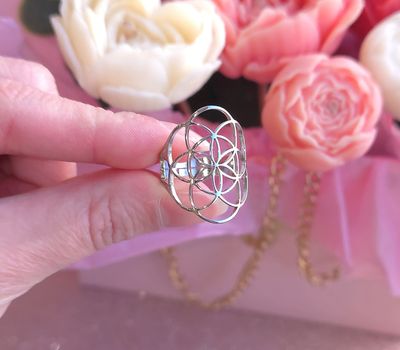 Bague Fleur de vie n°5
