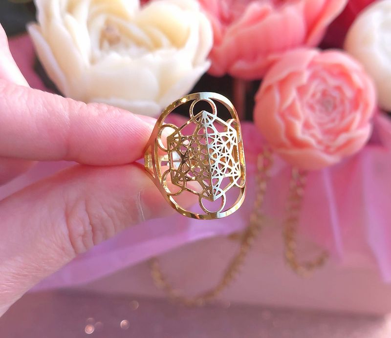 Bague Metatron - Doré 