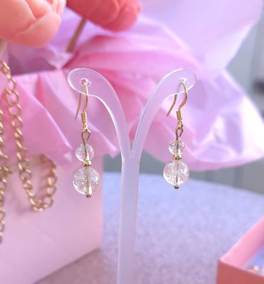 Boucle Citrine Naturelle