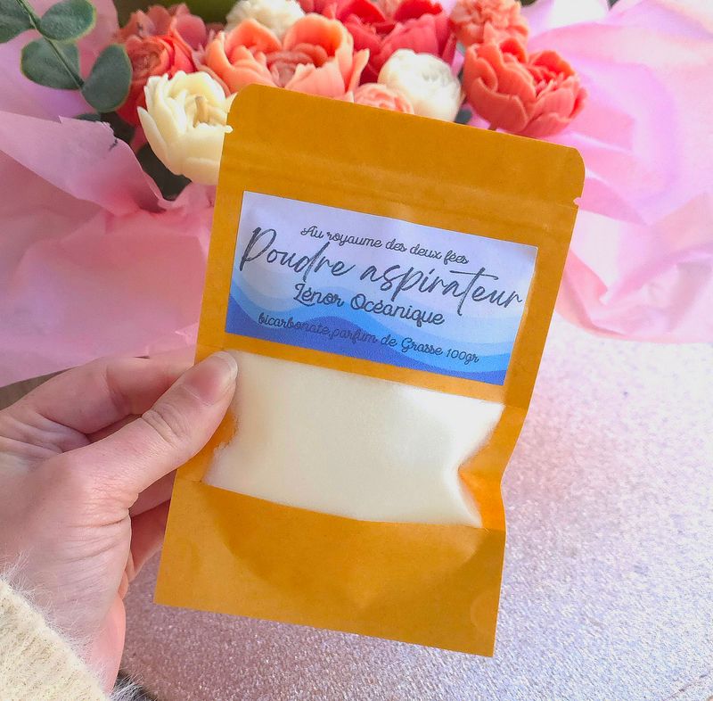 poudre parfumée lénor océanique