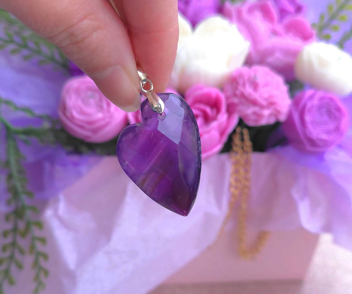 Amethyste Coeur