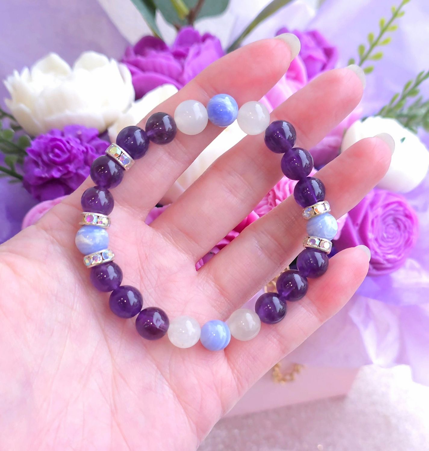 bracelet Ménopause , pré-menopause diam ø8 (magnétisé )