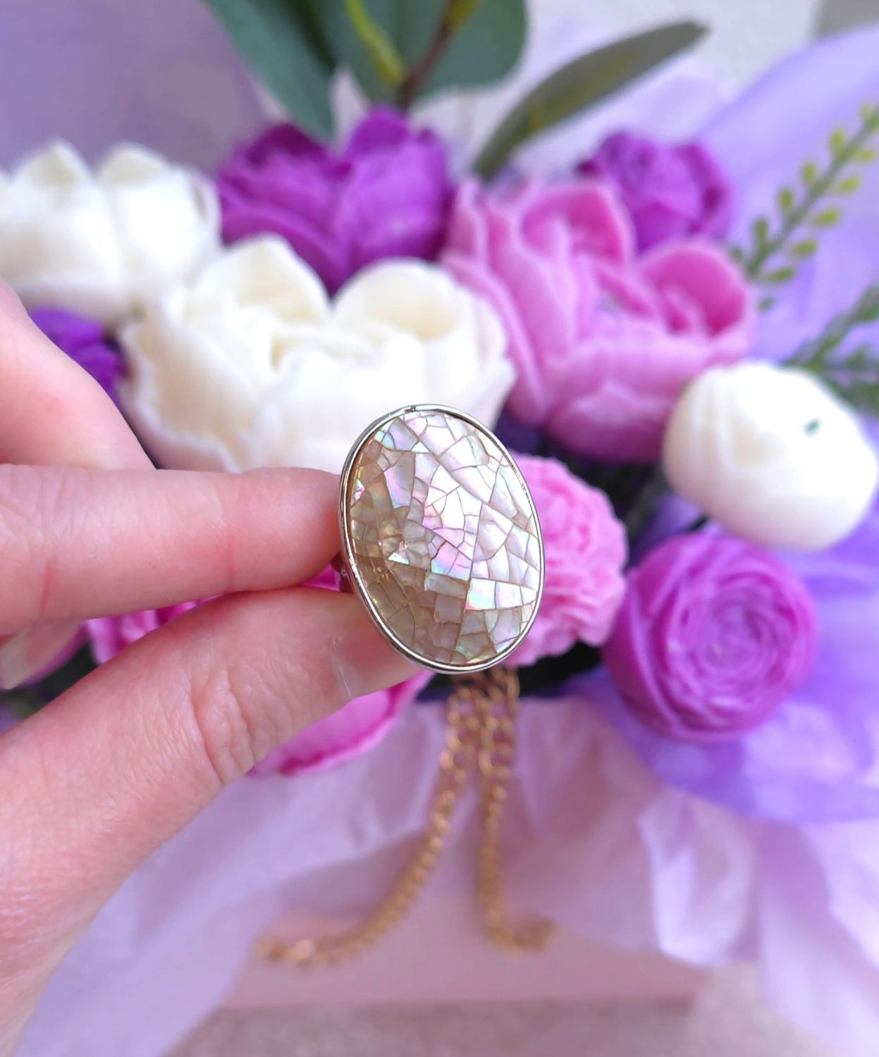 Bague Nacre