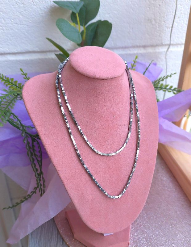 Collier Hématite - 70cm