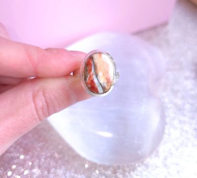 Bague Jaspe Polychrome